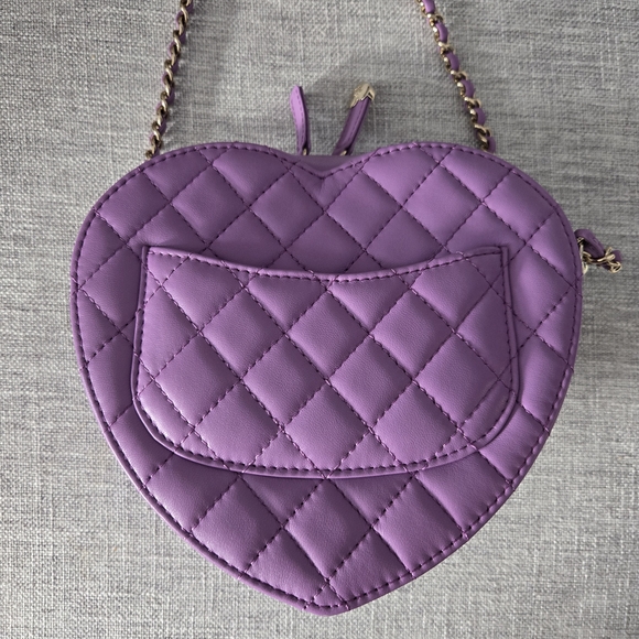 Chanel Purple Quilted Women's Bag - Picture 4 of 13
